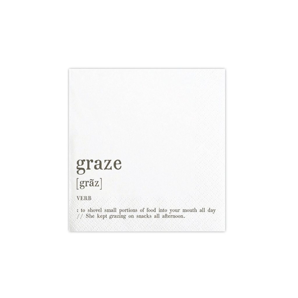 Graze Dessert Napkins 20ct