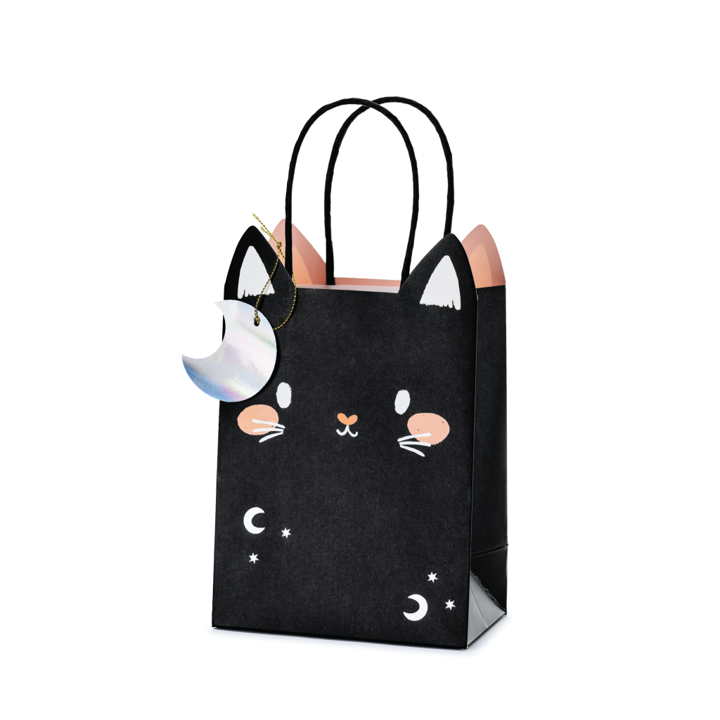 Halloween Cat Favor Bags 6ct