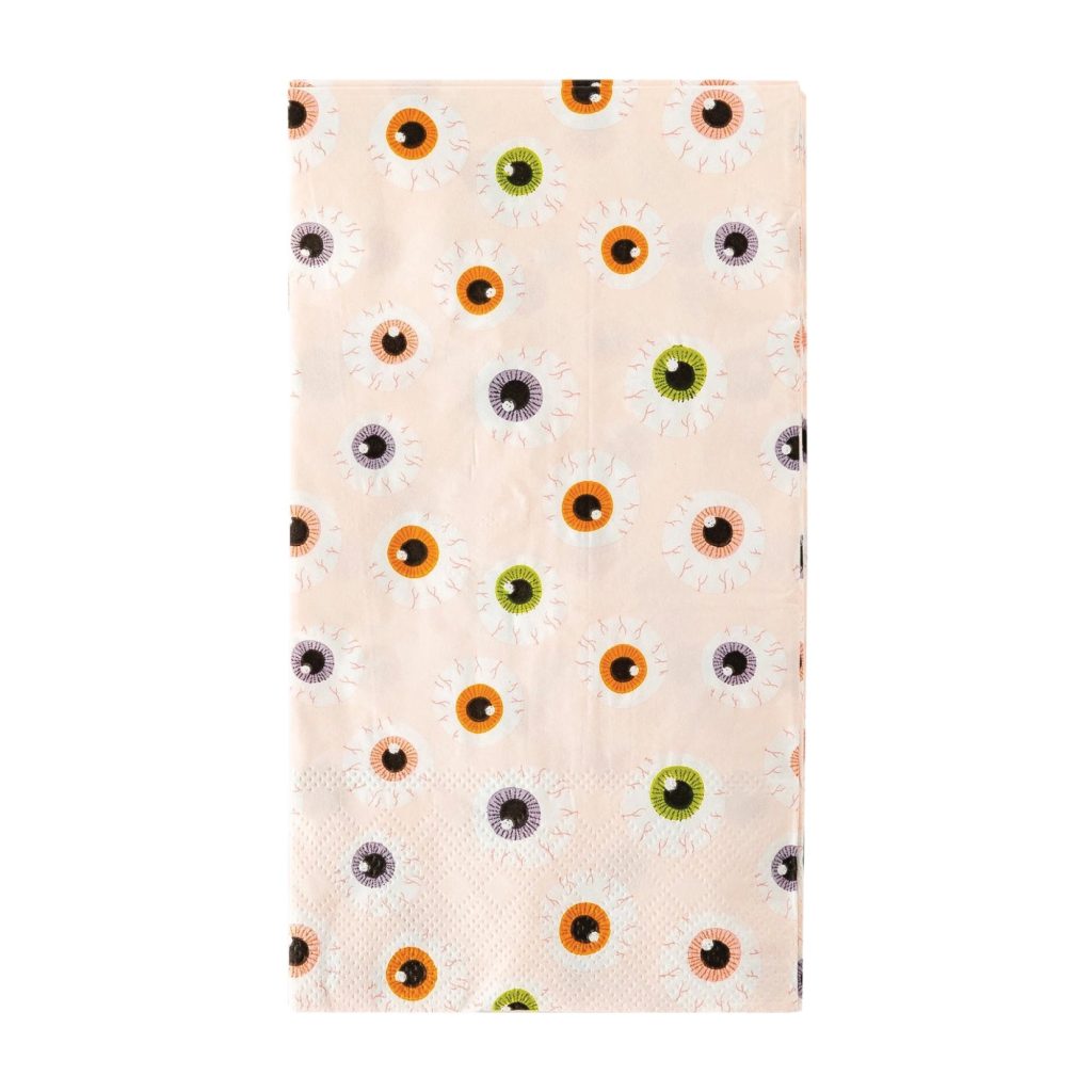 Multicolored Monster Eyes Guest Towels 24ct