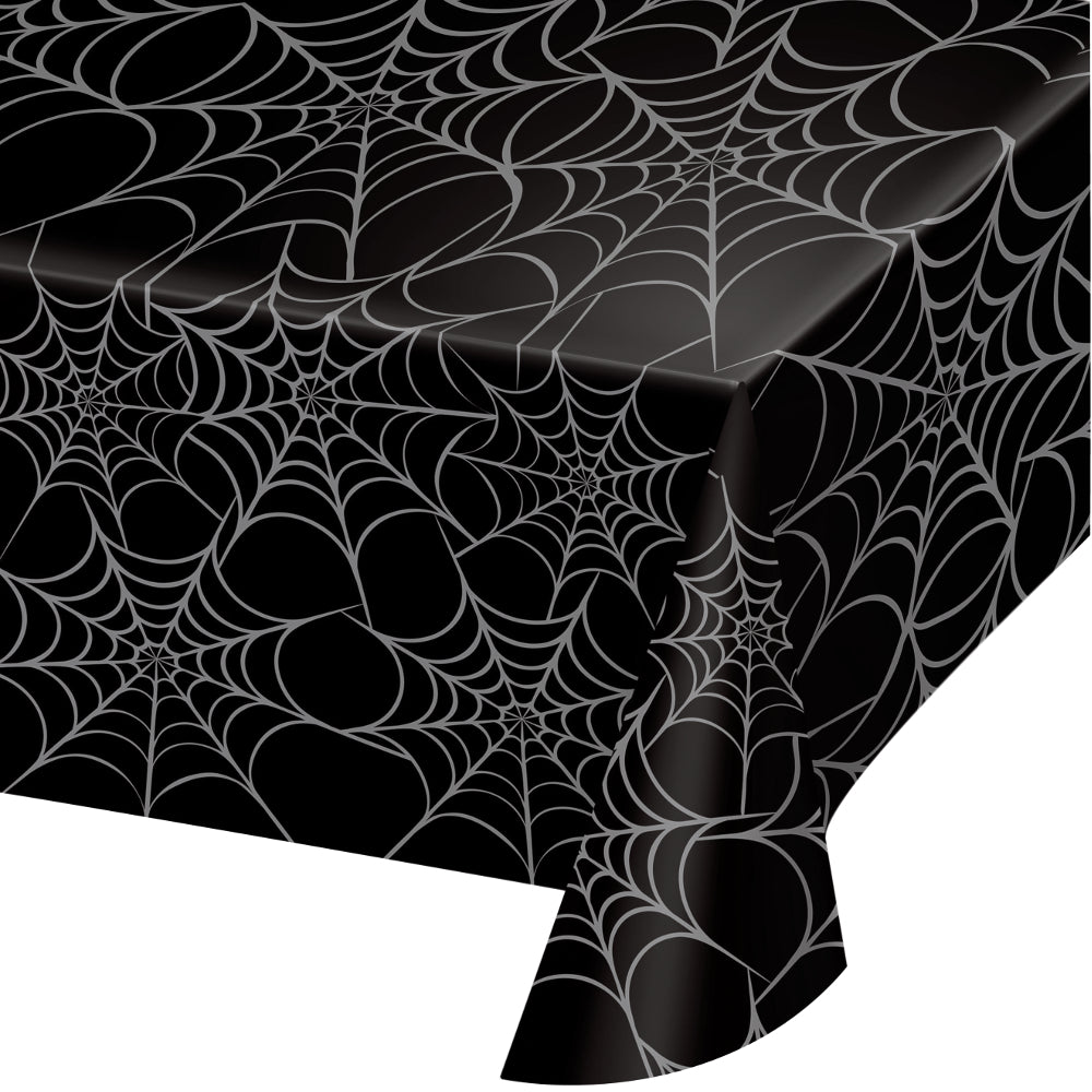 Spiderweb Plastic Table Cover