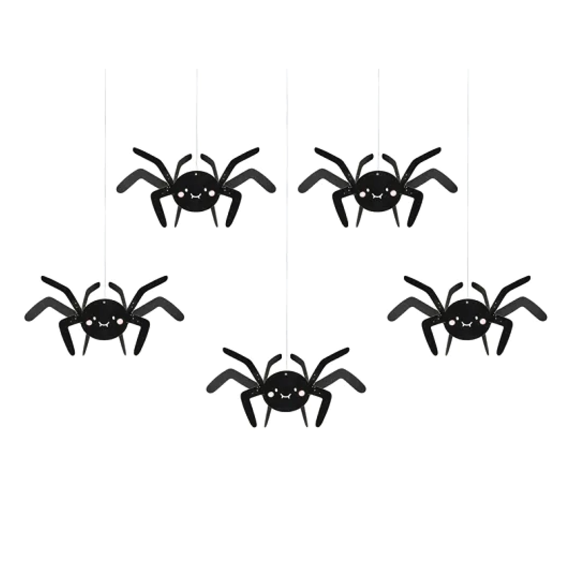 DIY Paper Spider Hanging Decorations 5ct