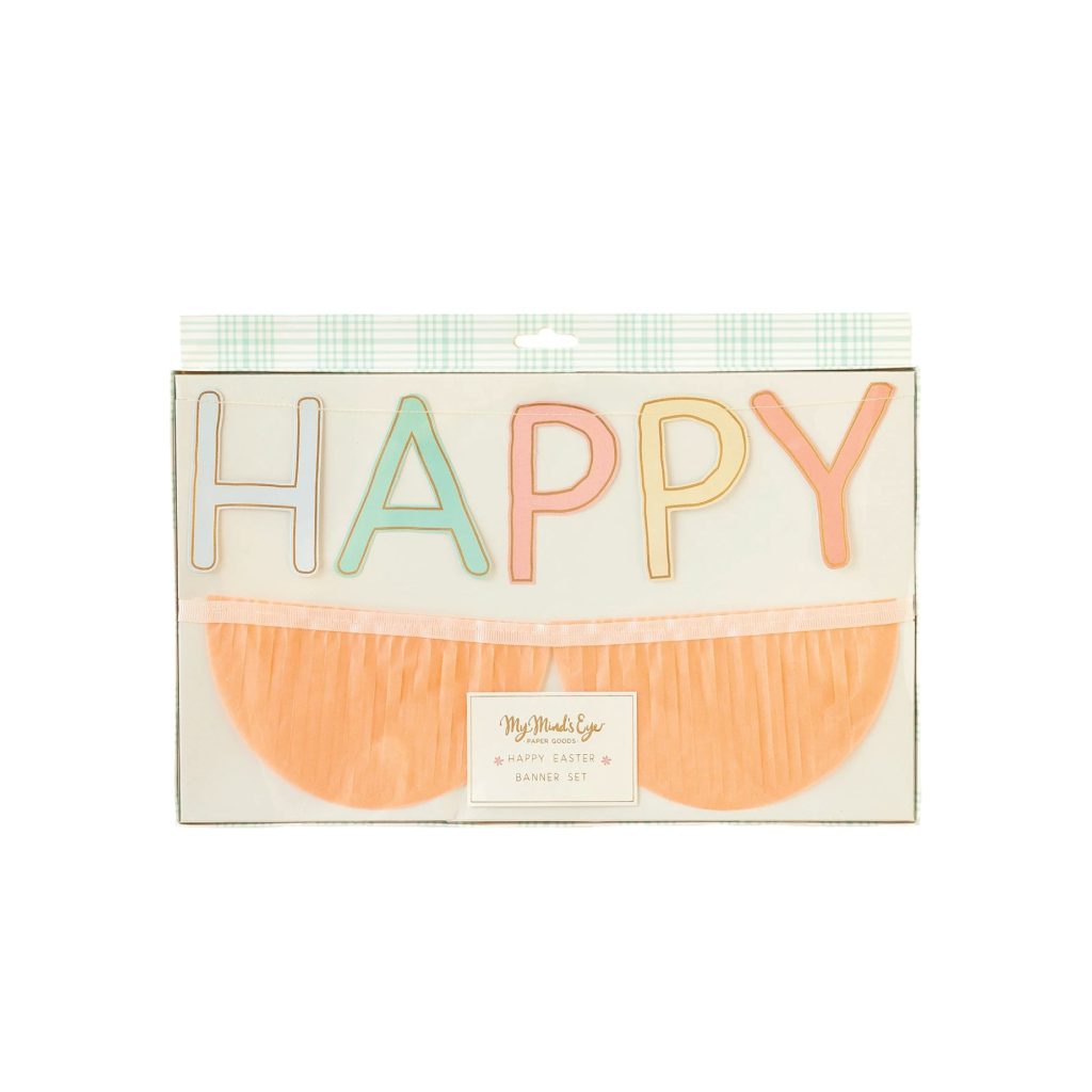 Pastel Happy Easter & Fringe Banner Set