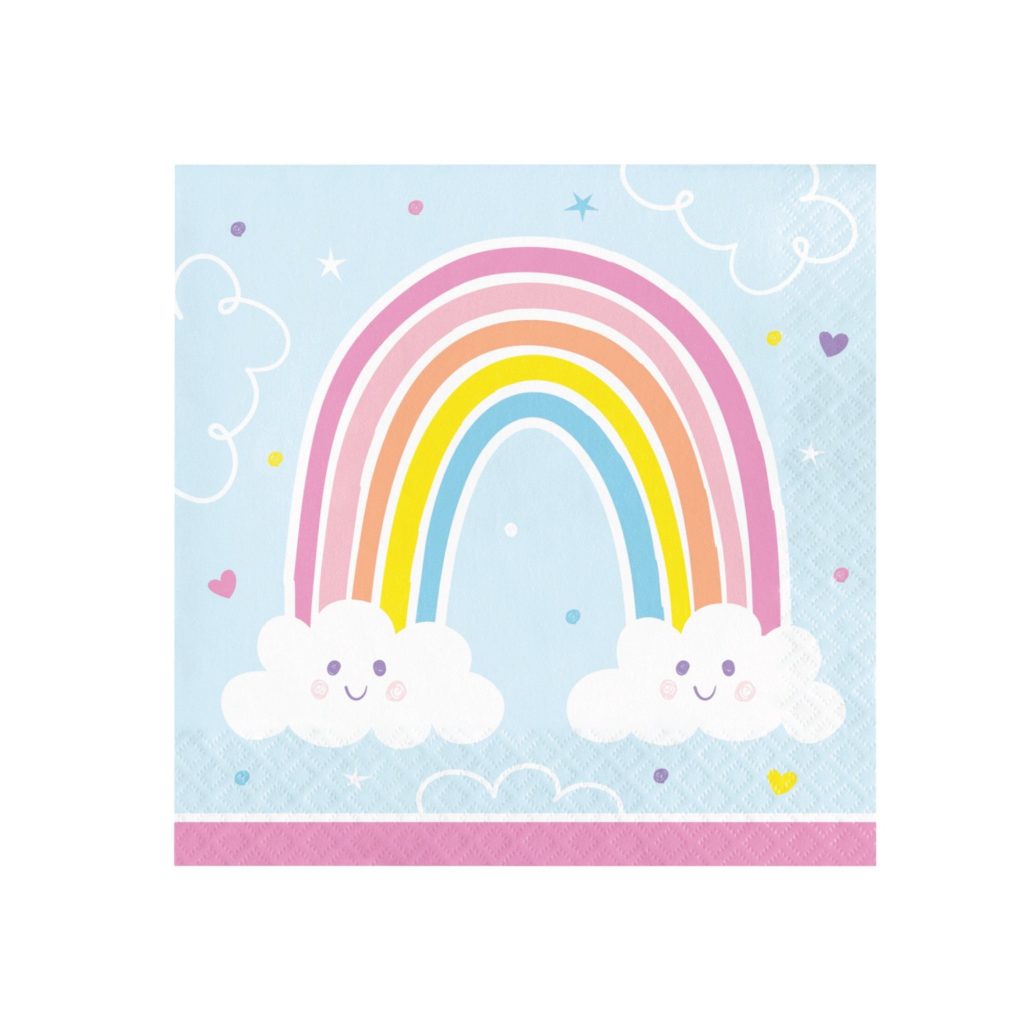 Happy Rainbow Lunch Napkins 16ct