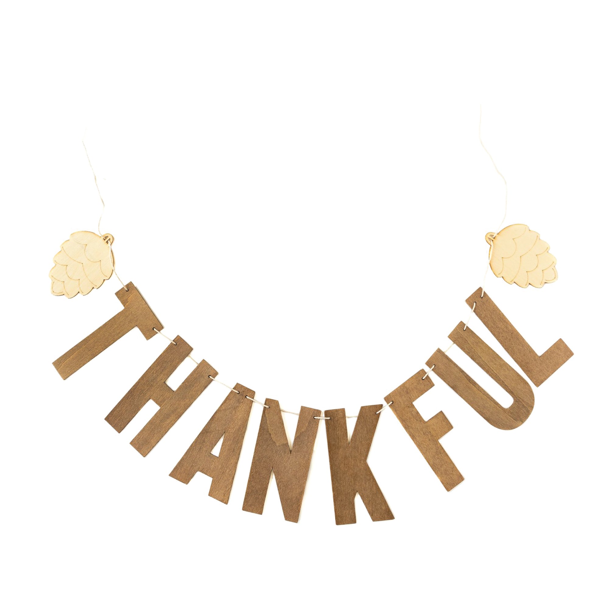 Harvest Wood Thankful Banner 9ft