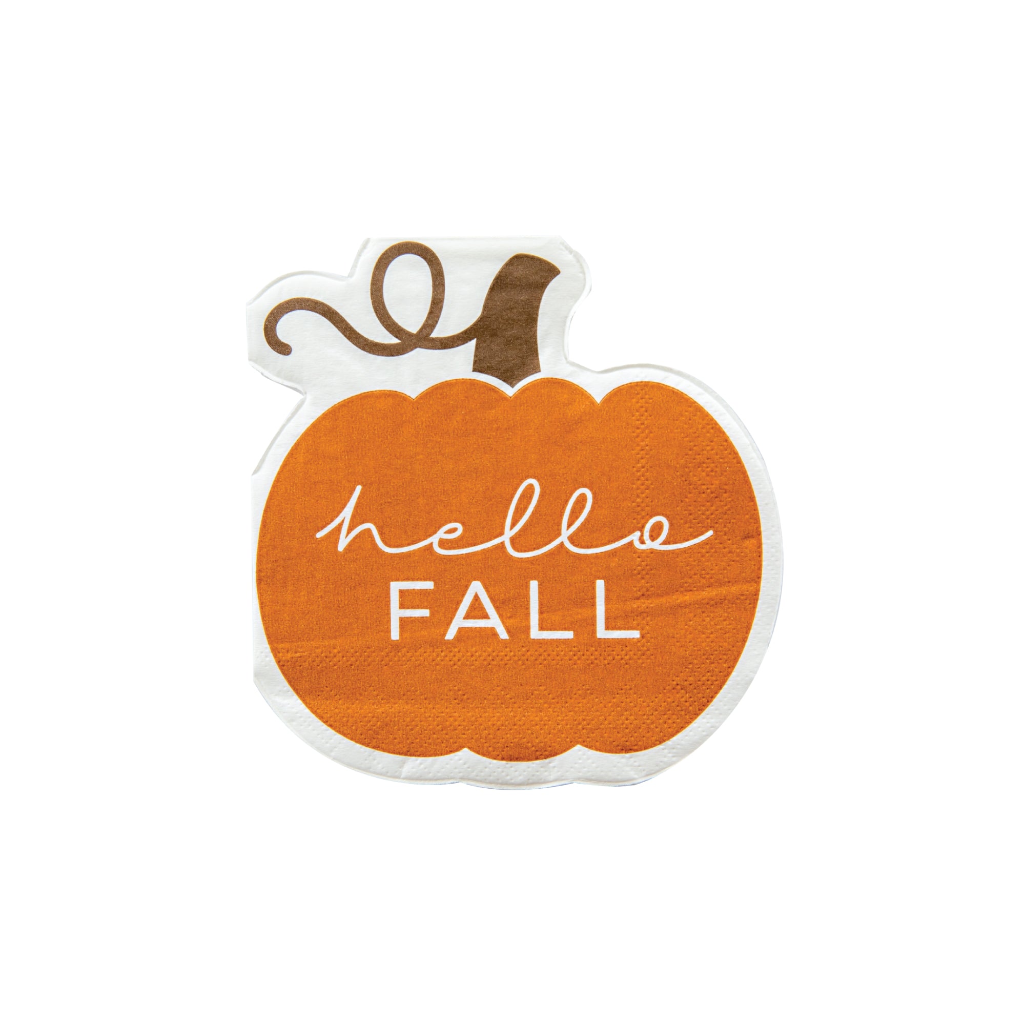 Hello Fall Pumpkin Dessert Napkins 20ct