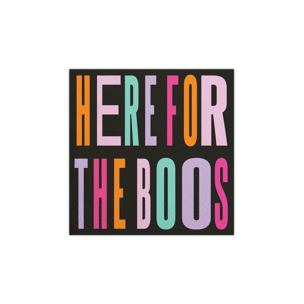 Here For The Boos Dessert Napkins 20ct