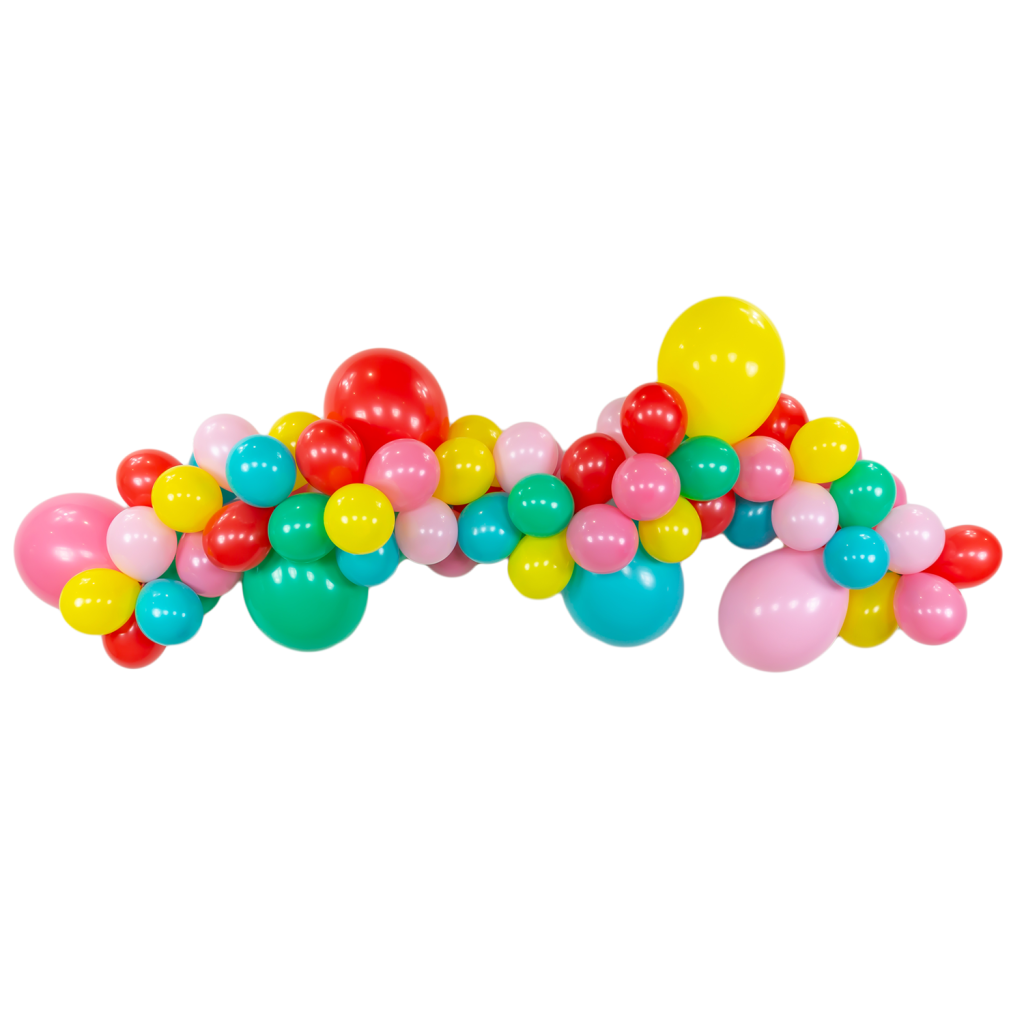 Hip Hip Hooray Balloon Garland Kit – 6ft.