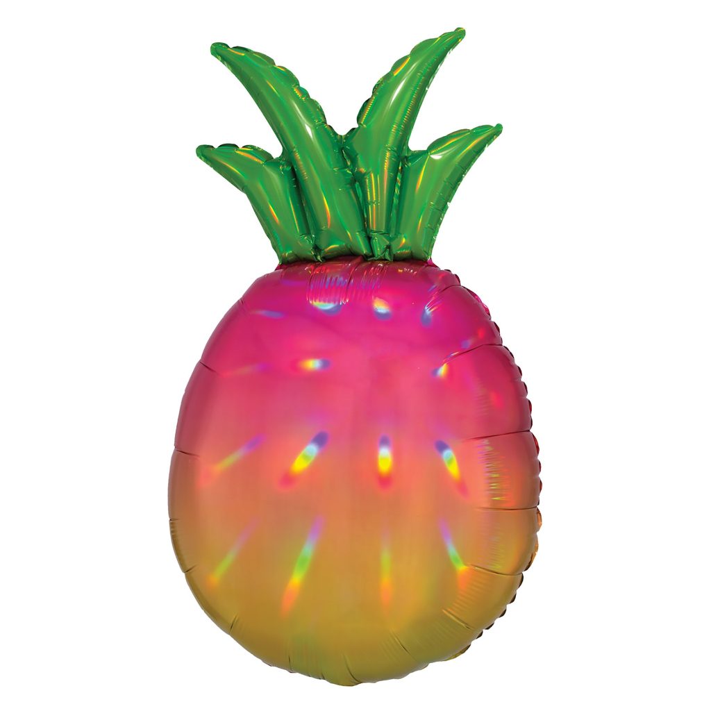 Holographic Pineapple Foil Balloon 31″