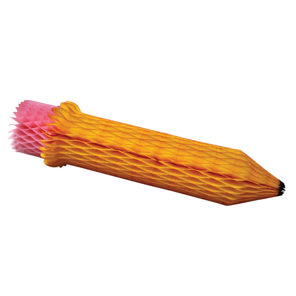 Pencil Honeycomb Decoration 24in