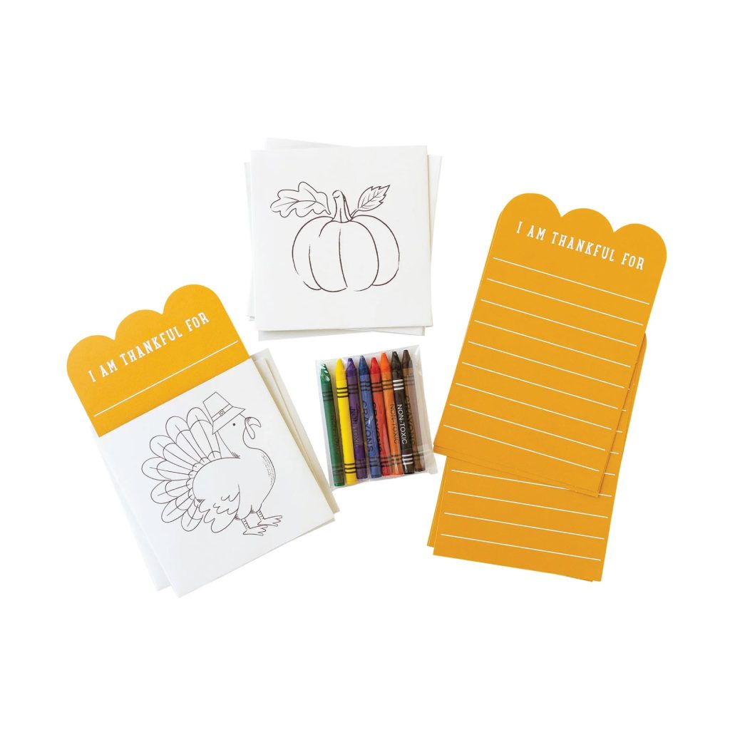 I Am Thankful For Coloring Craft Kit 8ct