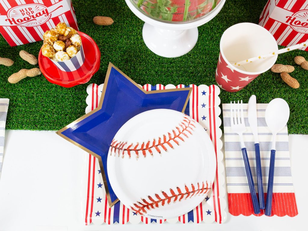 Baseball Party Dessert Plates 8ct