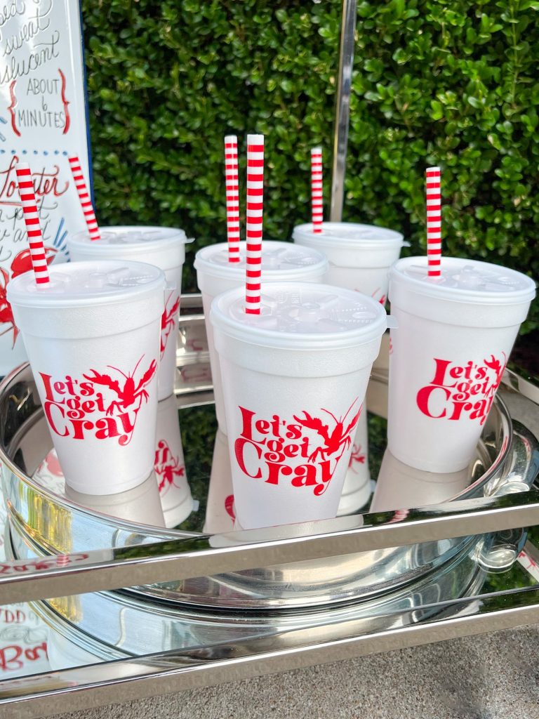 Let’s Get Cray Styrofoam Cups With Lids 10ct