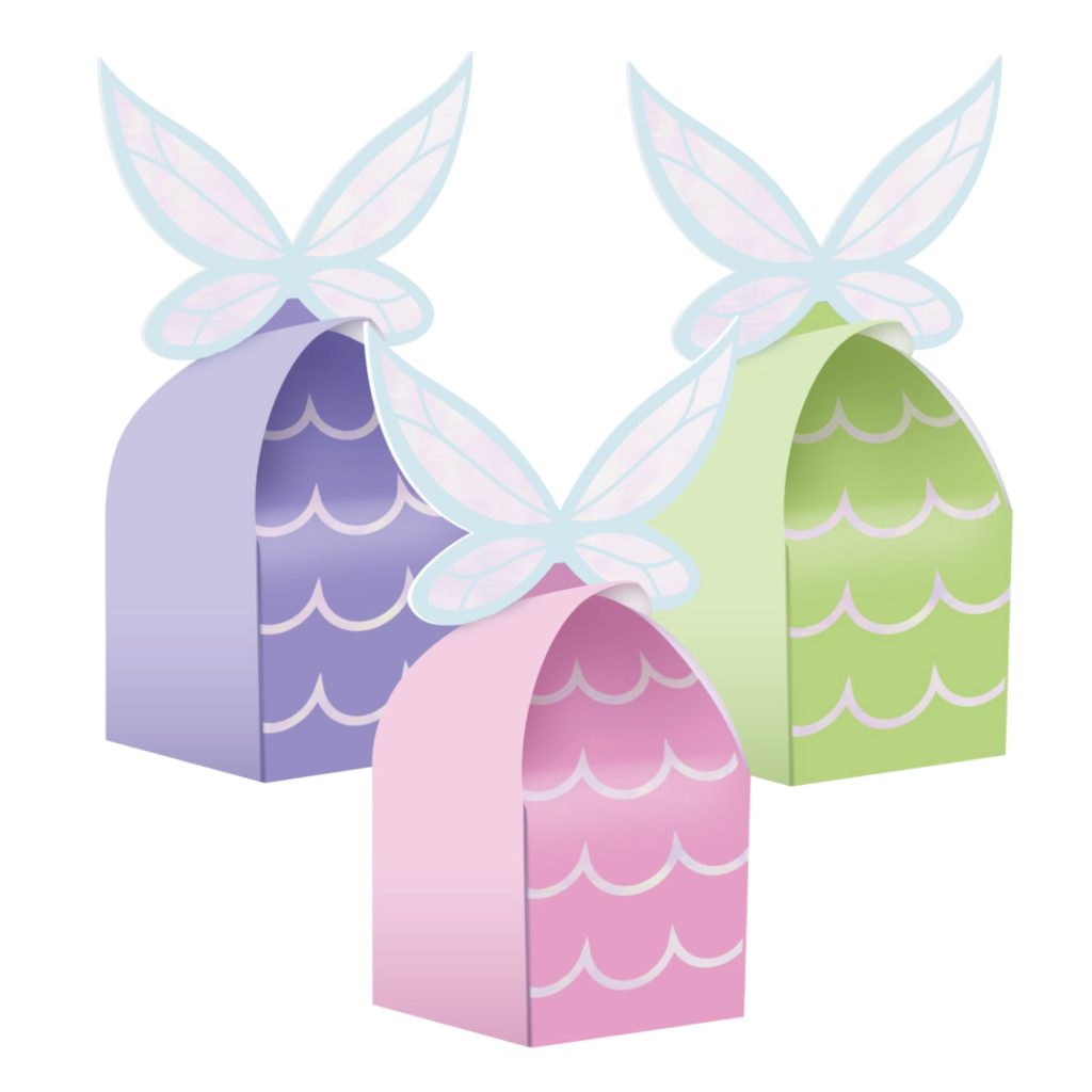 Iridescent Fairy Party Favor Boxes 8ct