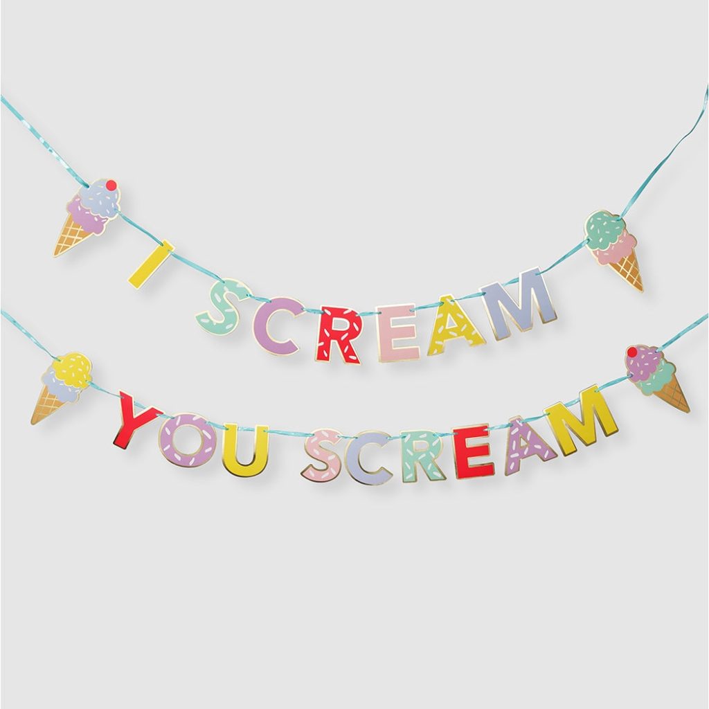 I Scream You Scream Banner 9ft