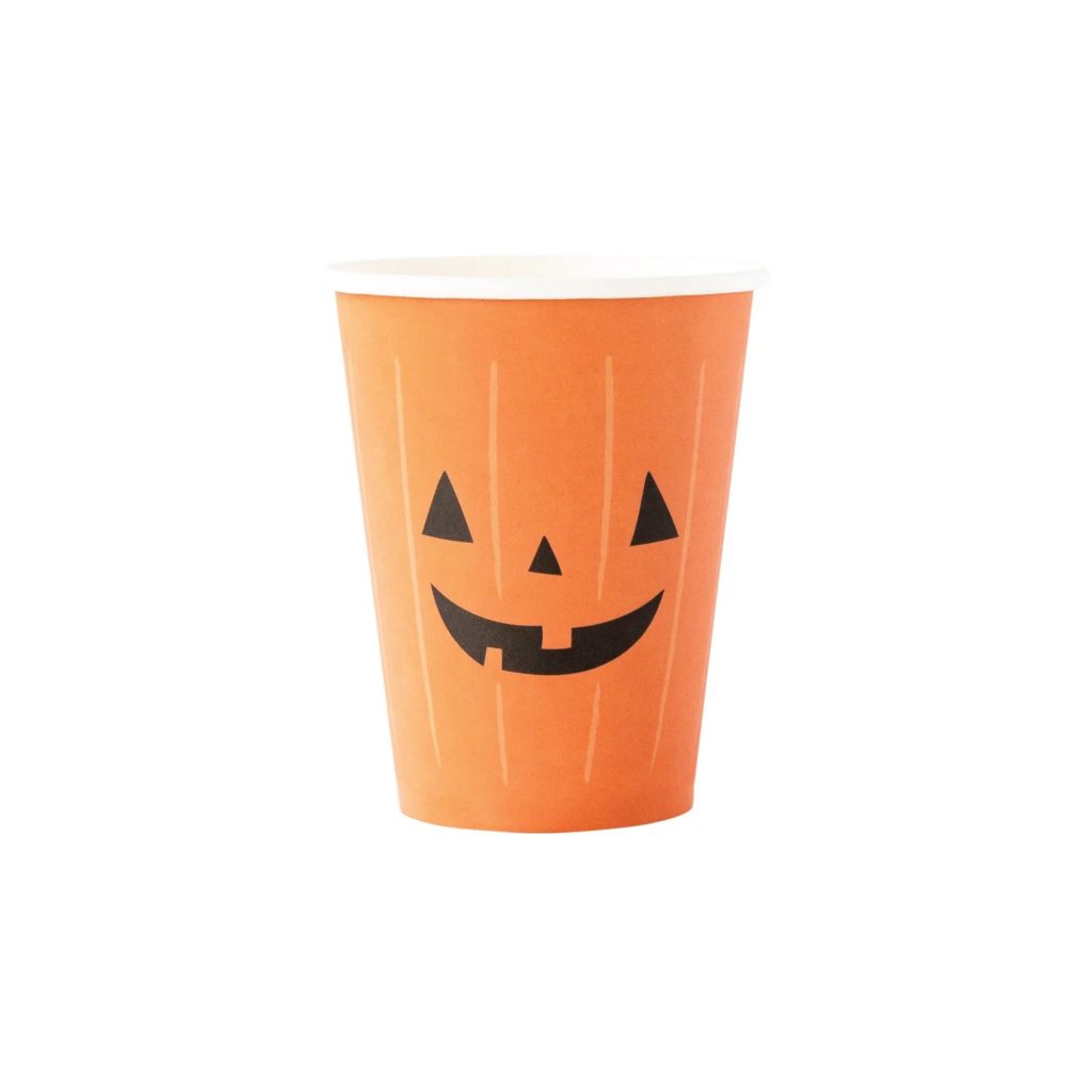 Jack O’Lantern Paper Cups 8ct