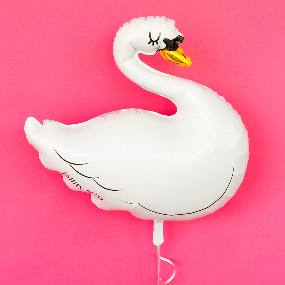 Swan Foil Balloon 36″