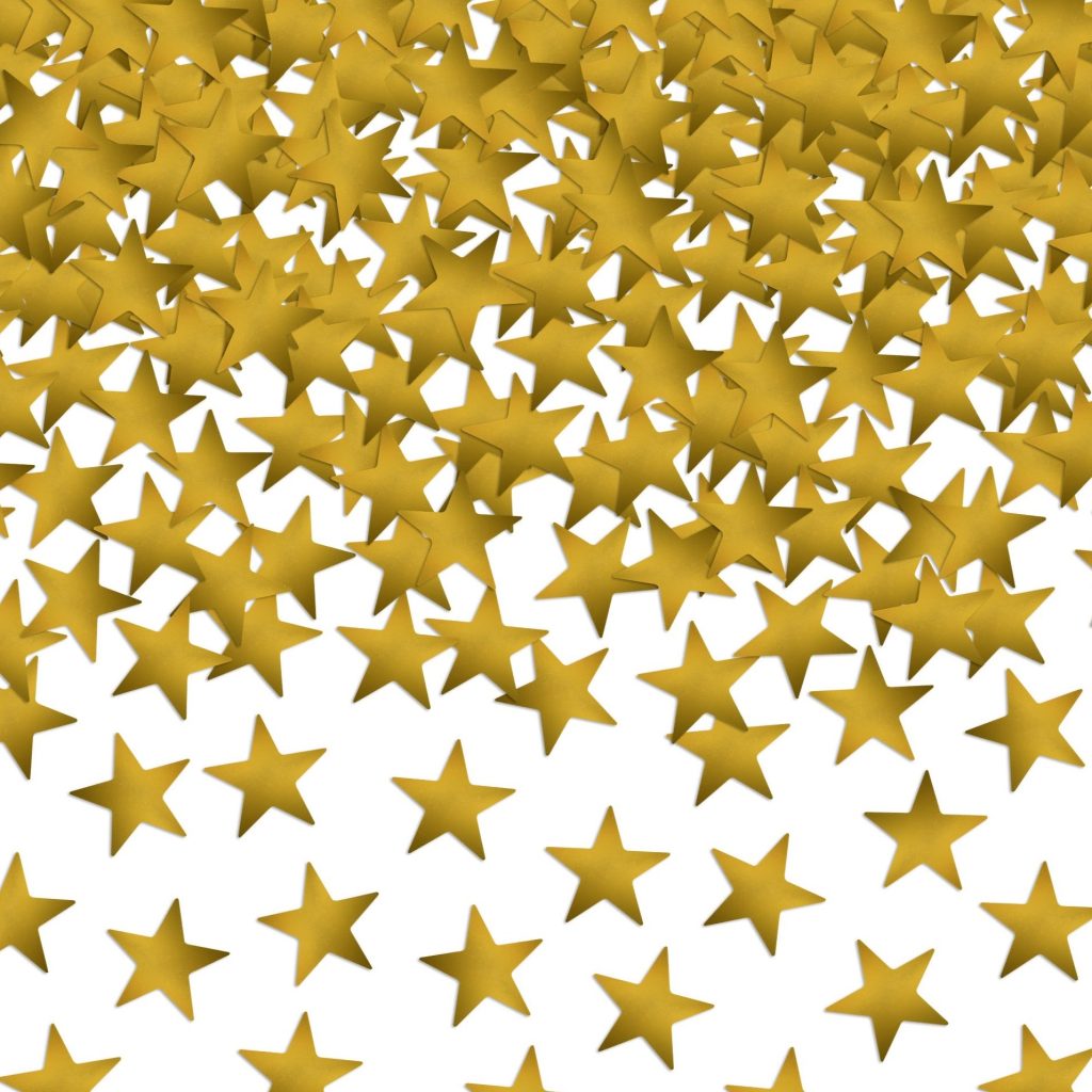 Gold Star Confetti