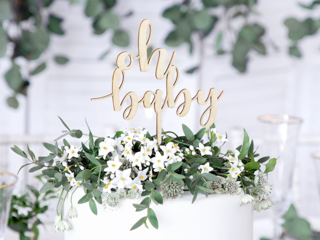 Oh Baby Shower Cake Topper