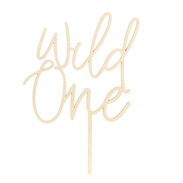 Wild One Cake Topper