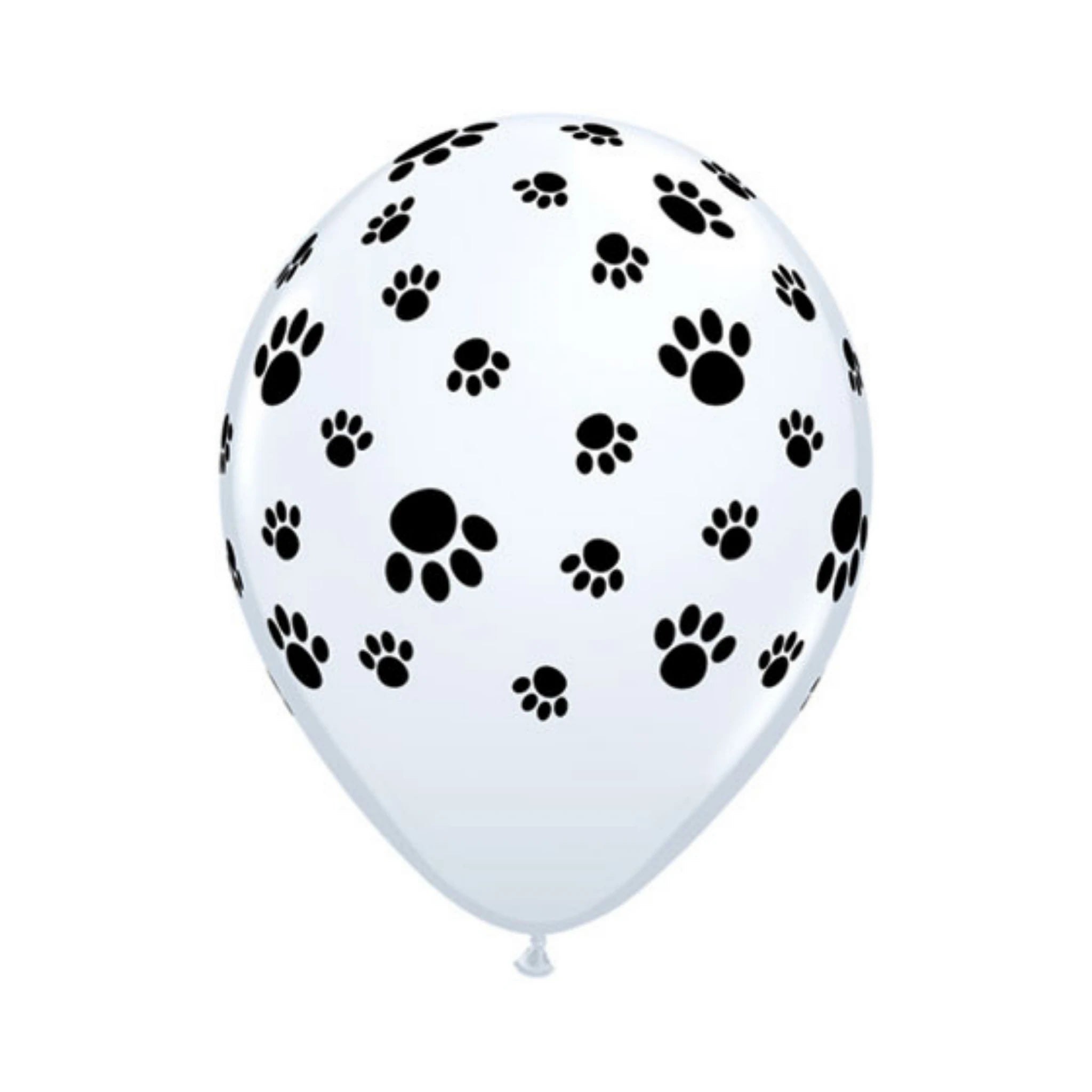 Dog Paw Print Latex Balloons 6ct