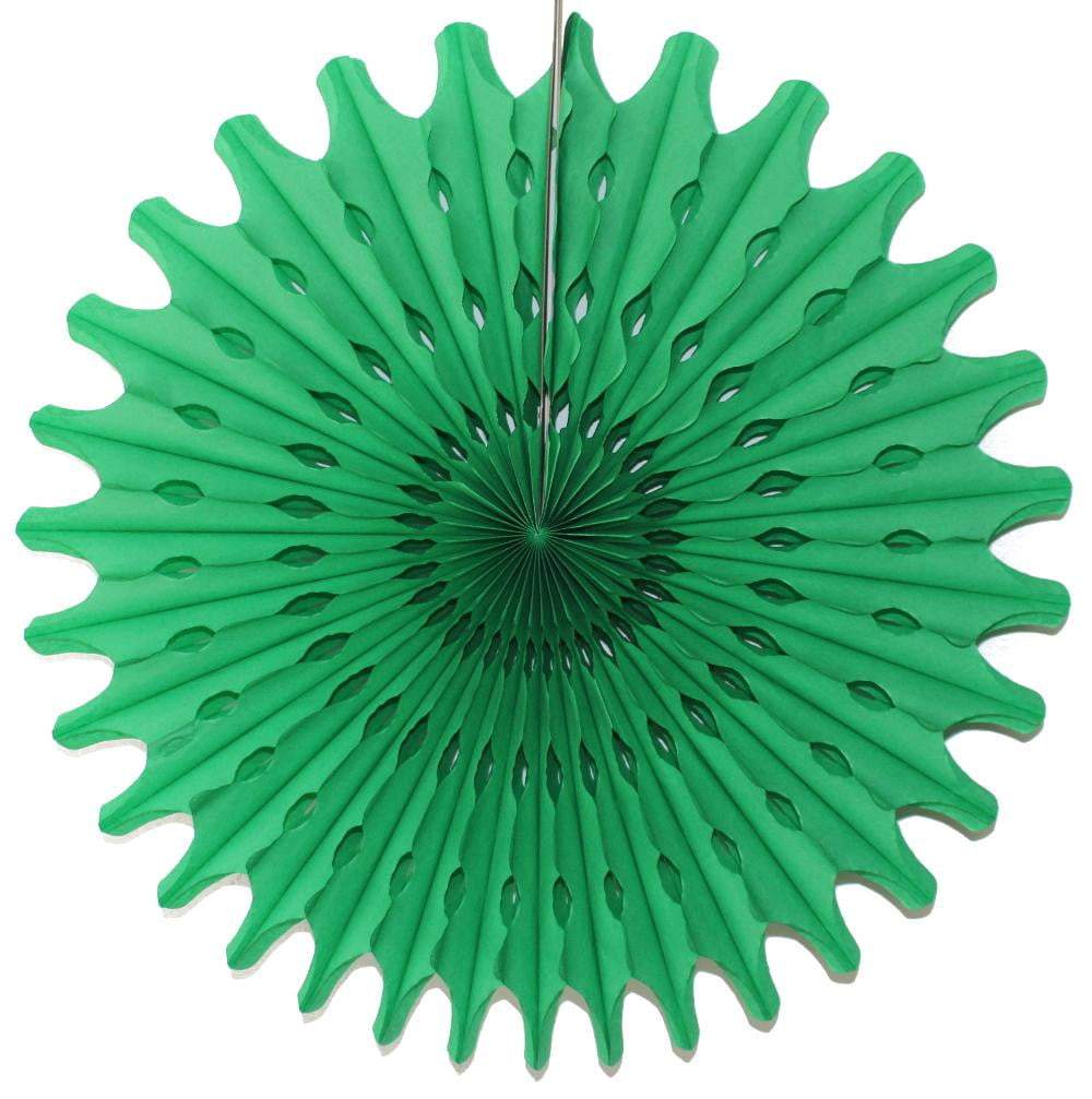 Light Green Tissue Paper Fan 18″