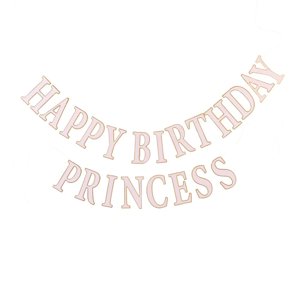 Magical Princess Happy Birthday Letter Banner 4ft