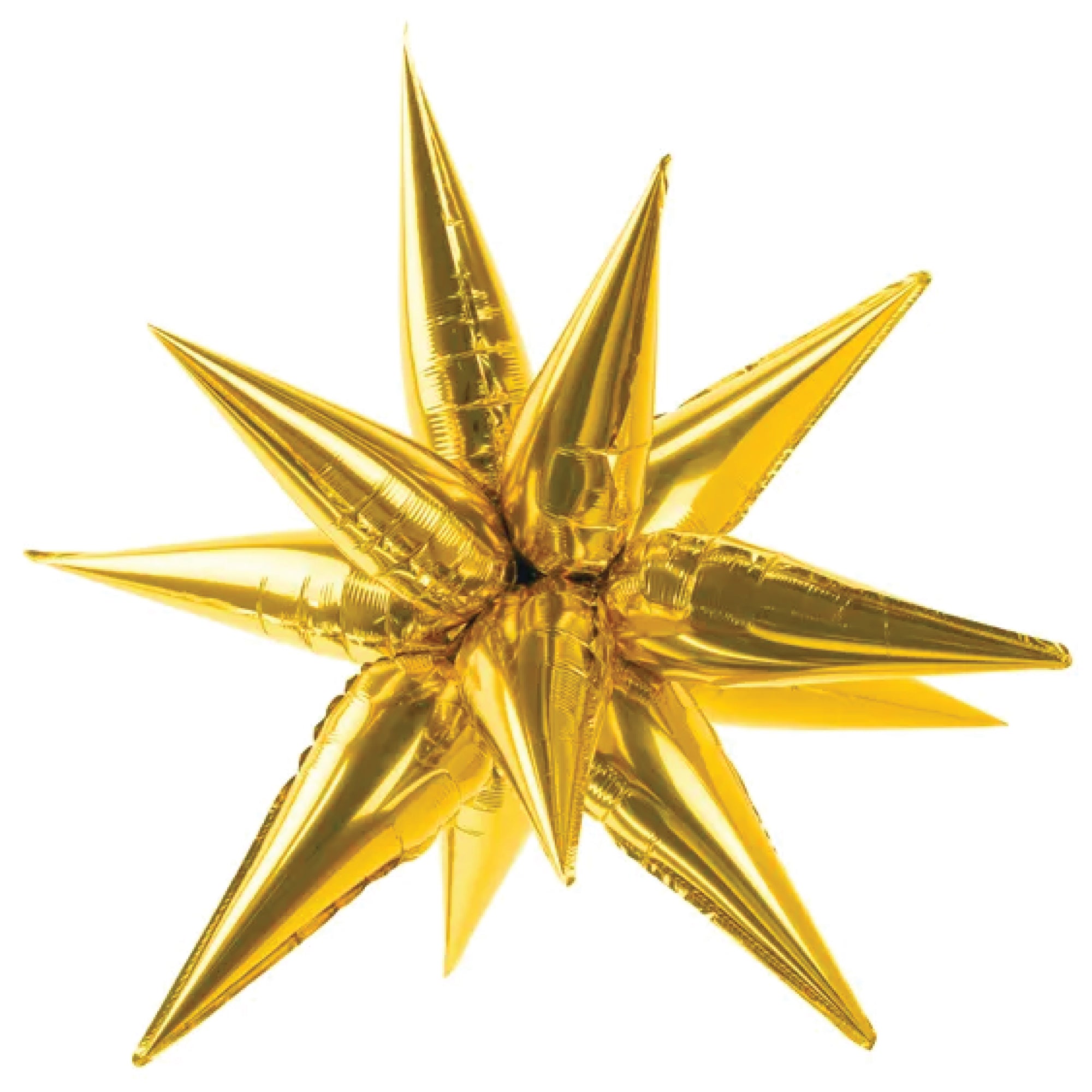 Giant Gold Starburst Balloon 37in