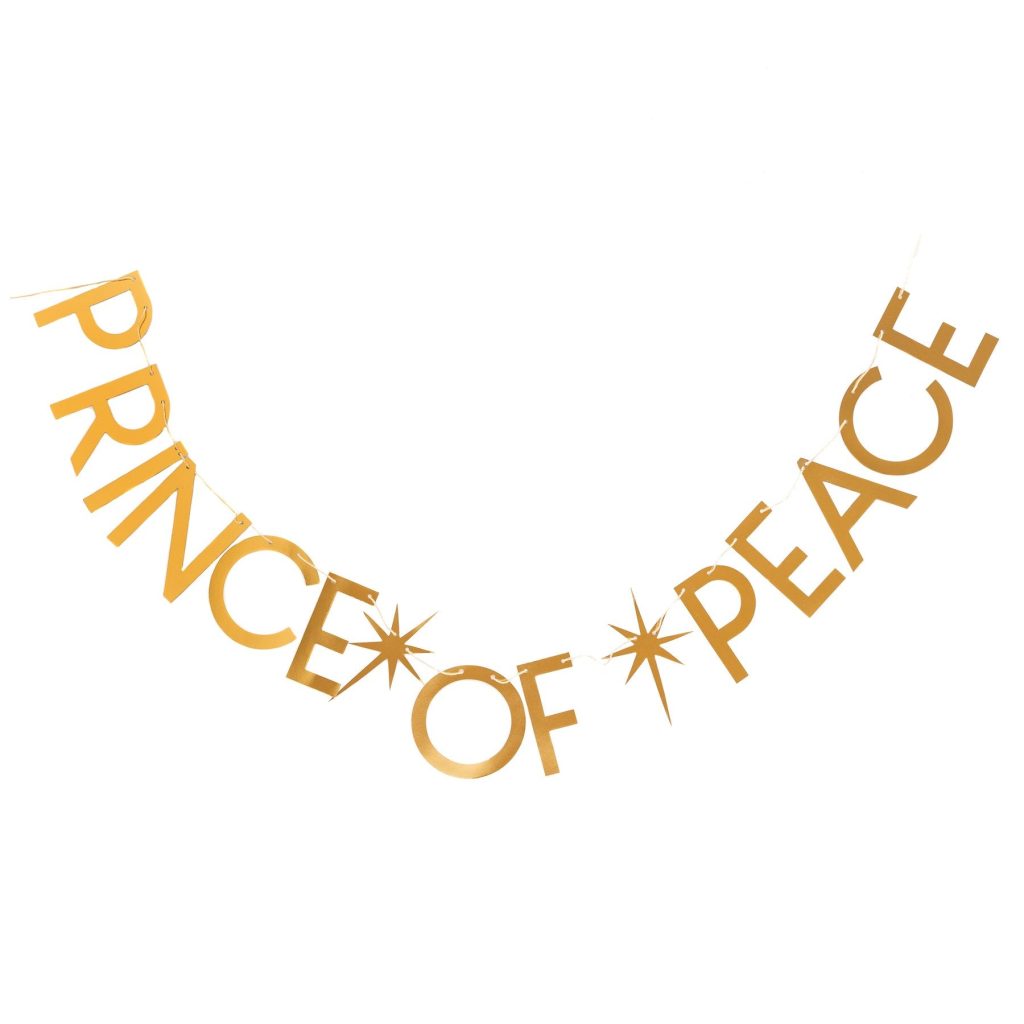 Prince Of Peace Christmas Banner