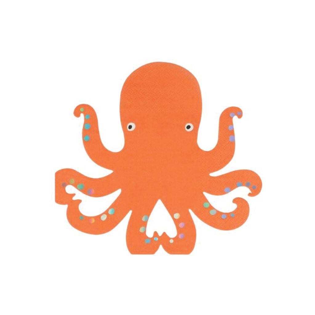 Octopus Lunch Napkins 16ct