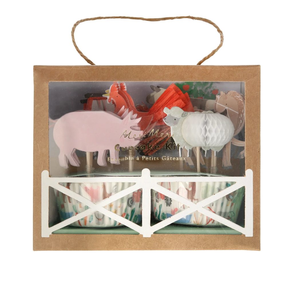 On The Farm Cupcake Decorating Kit 24ct