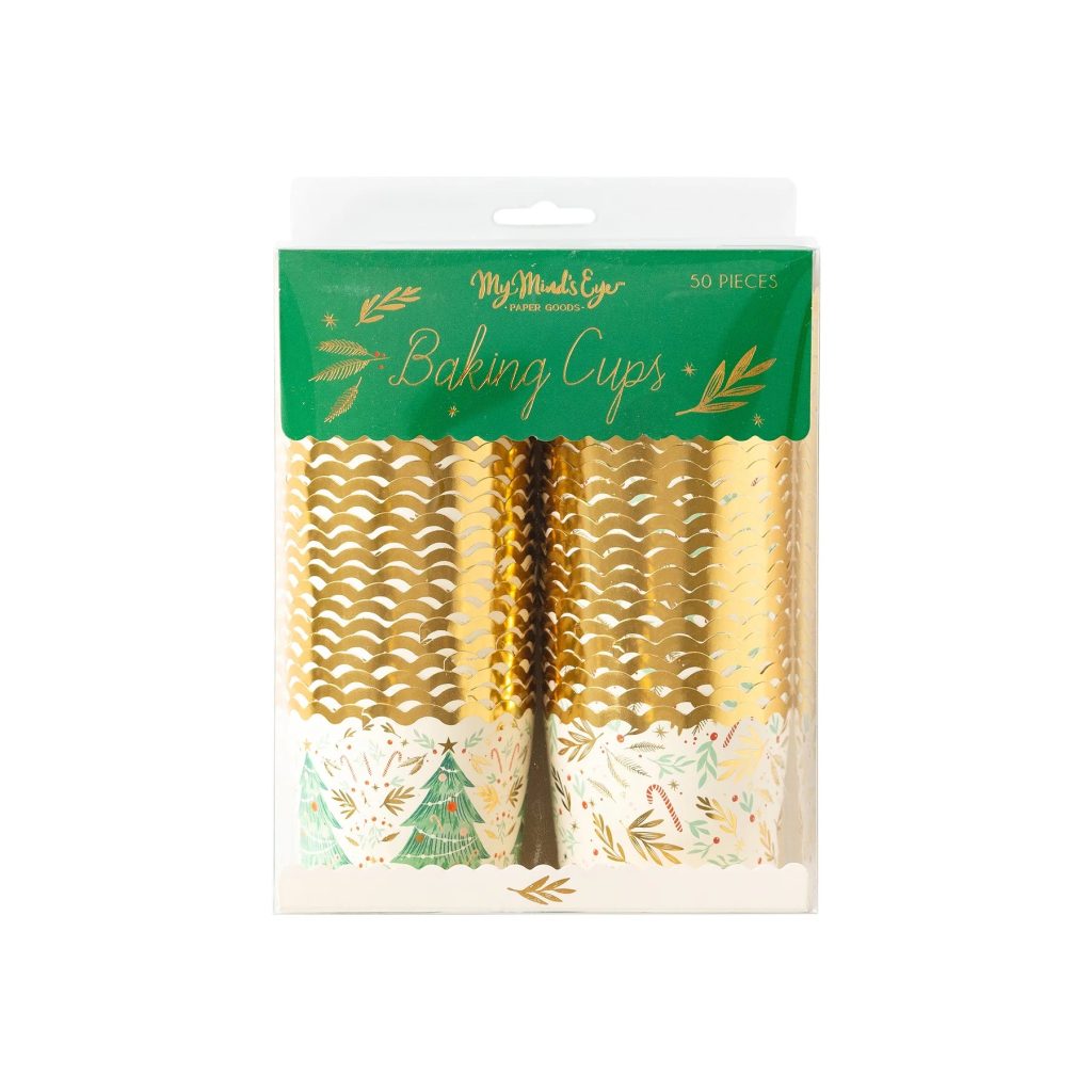 Oh What Fun Christmas Tree Baking Cups 50ct