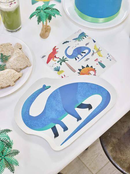 Brachiosaurus Dinosaur Shaped Lunch Plates