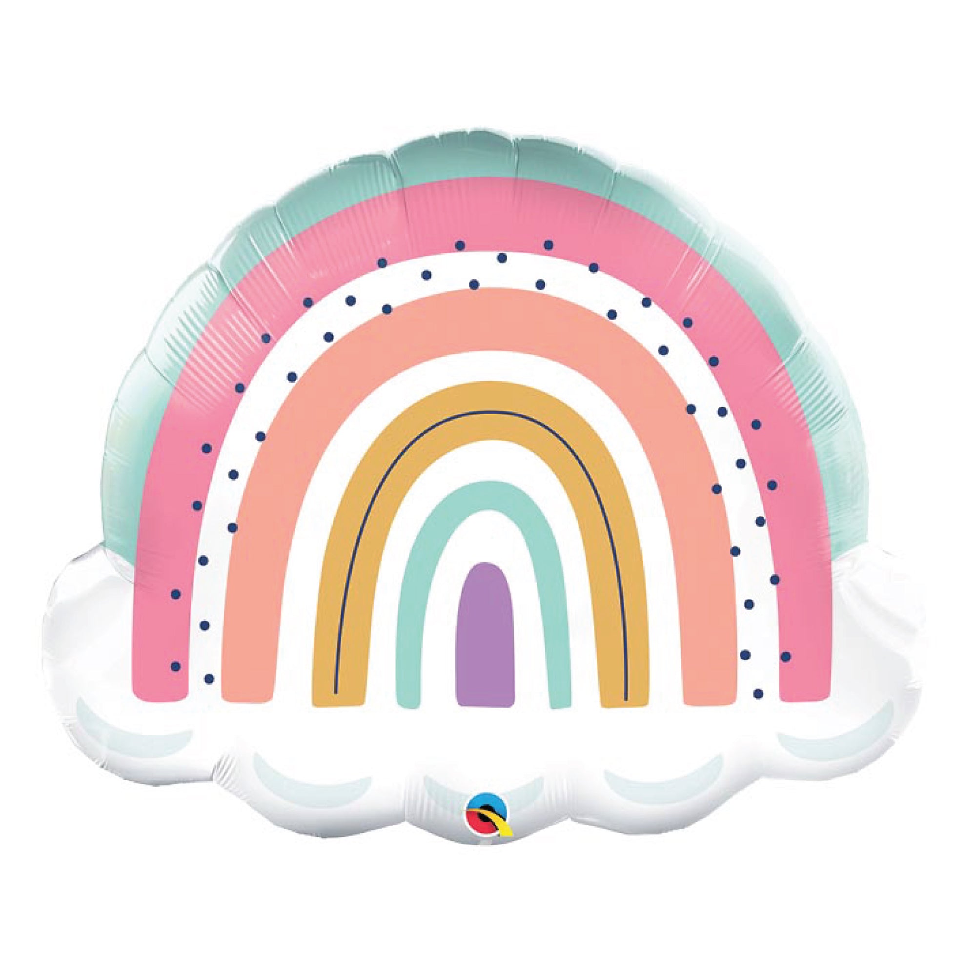 Pastel Boho Rainbow Balloon 32in