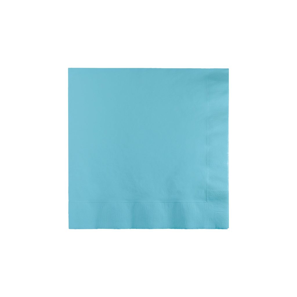 Pastel Light Blue Dessert Napkins 20ct