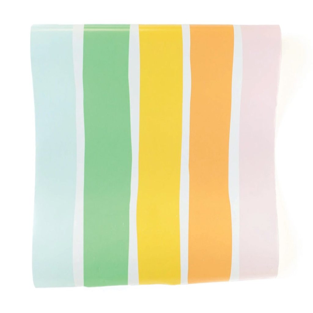 Pastel Rainbow Paper Table Runner 10ft