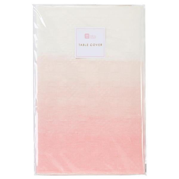 Pastel Pink Paper Table Cover