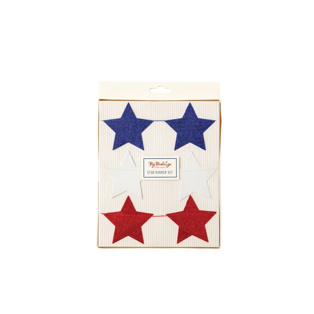 Patriotic Stars Mini Garland Set