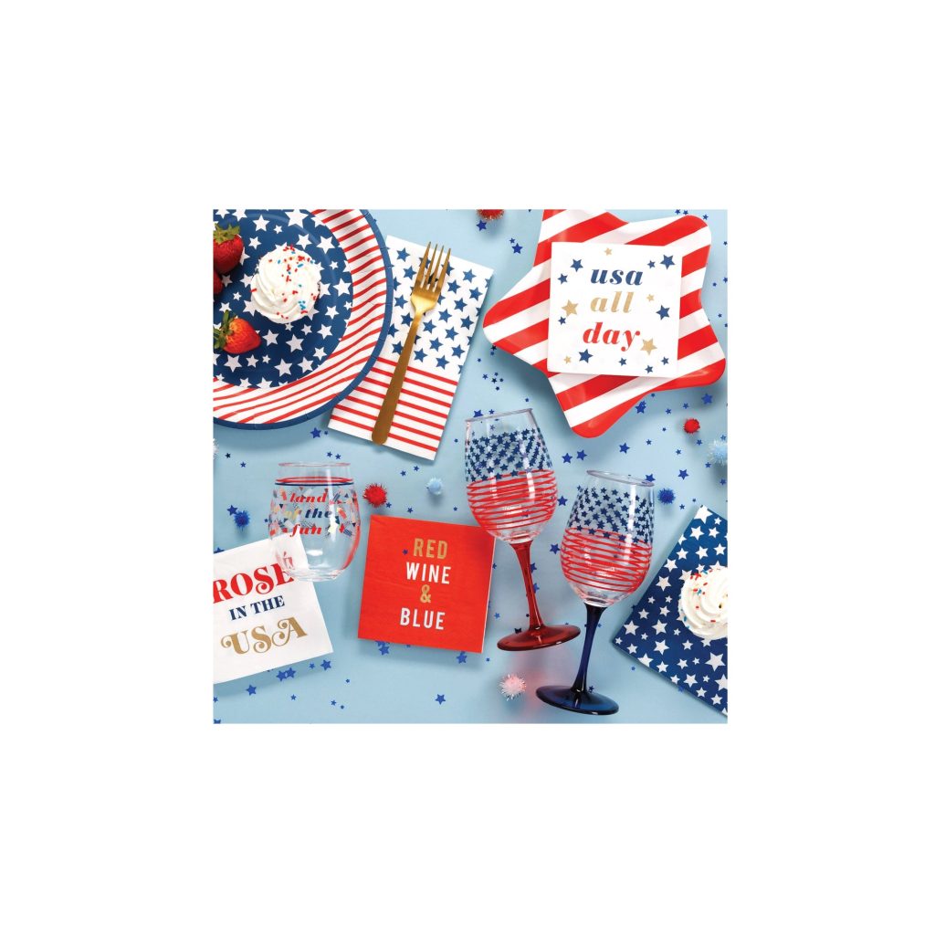 Rosé In The USA Dessert Napkins 20ct