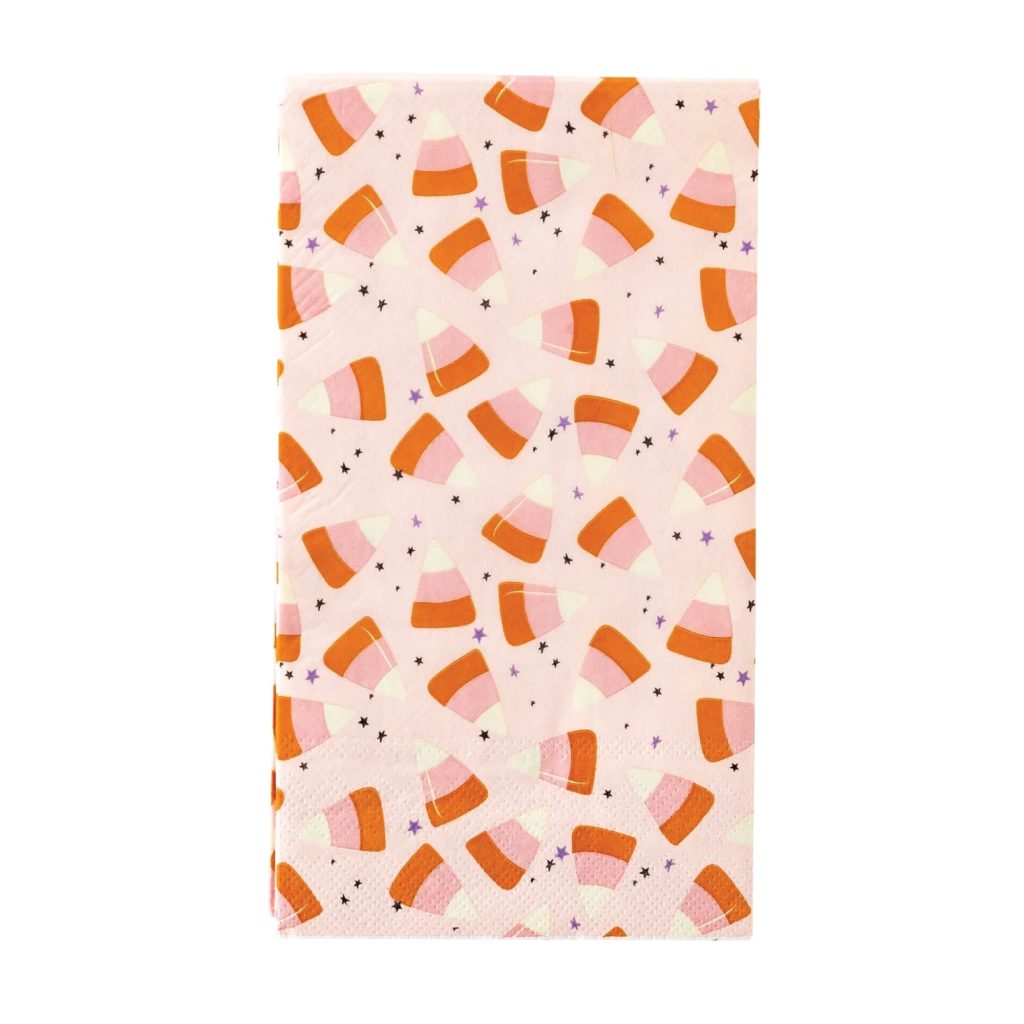 Pink Candy Corn Guest Towels 24ct