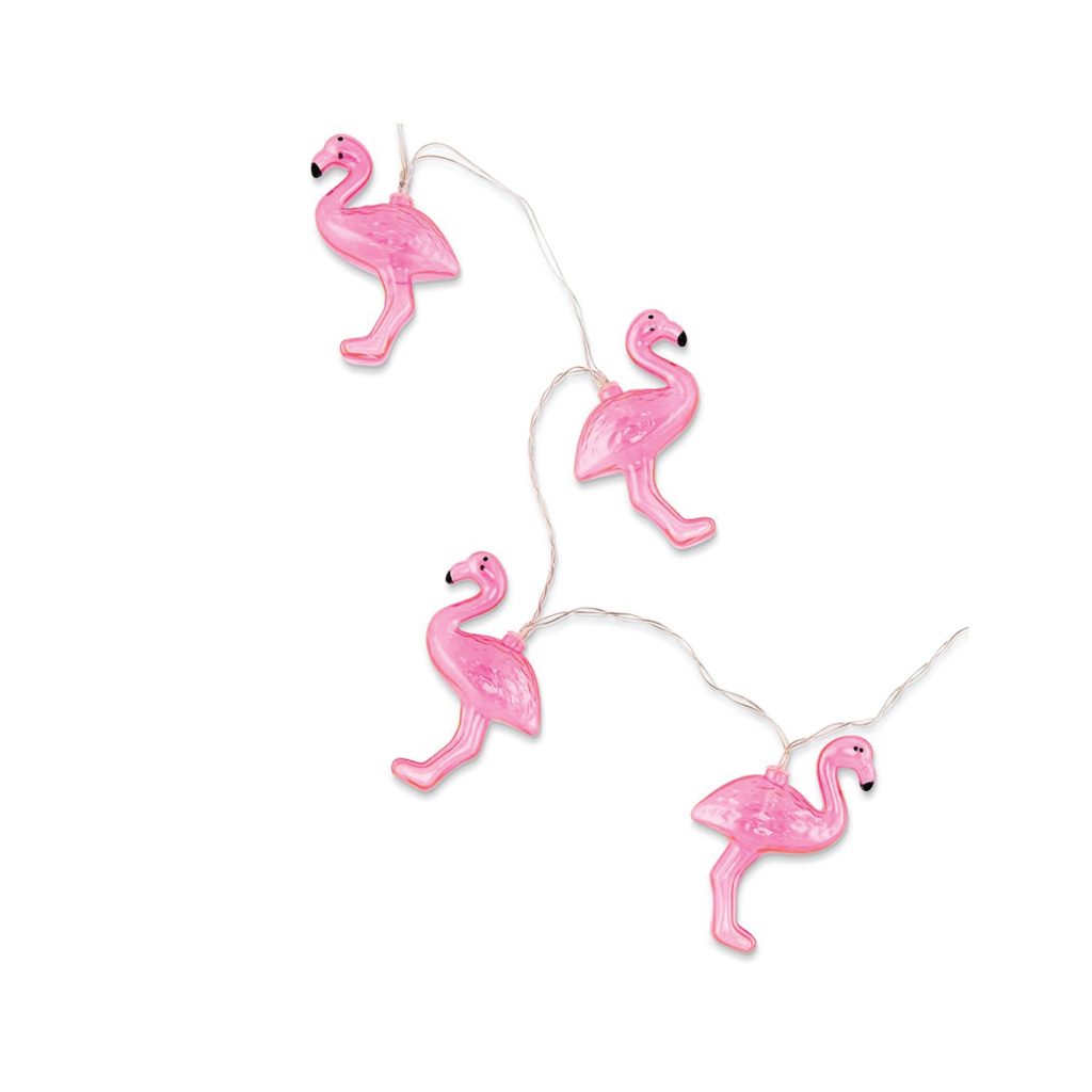 Pink Flamingo LED String Lights 6ft