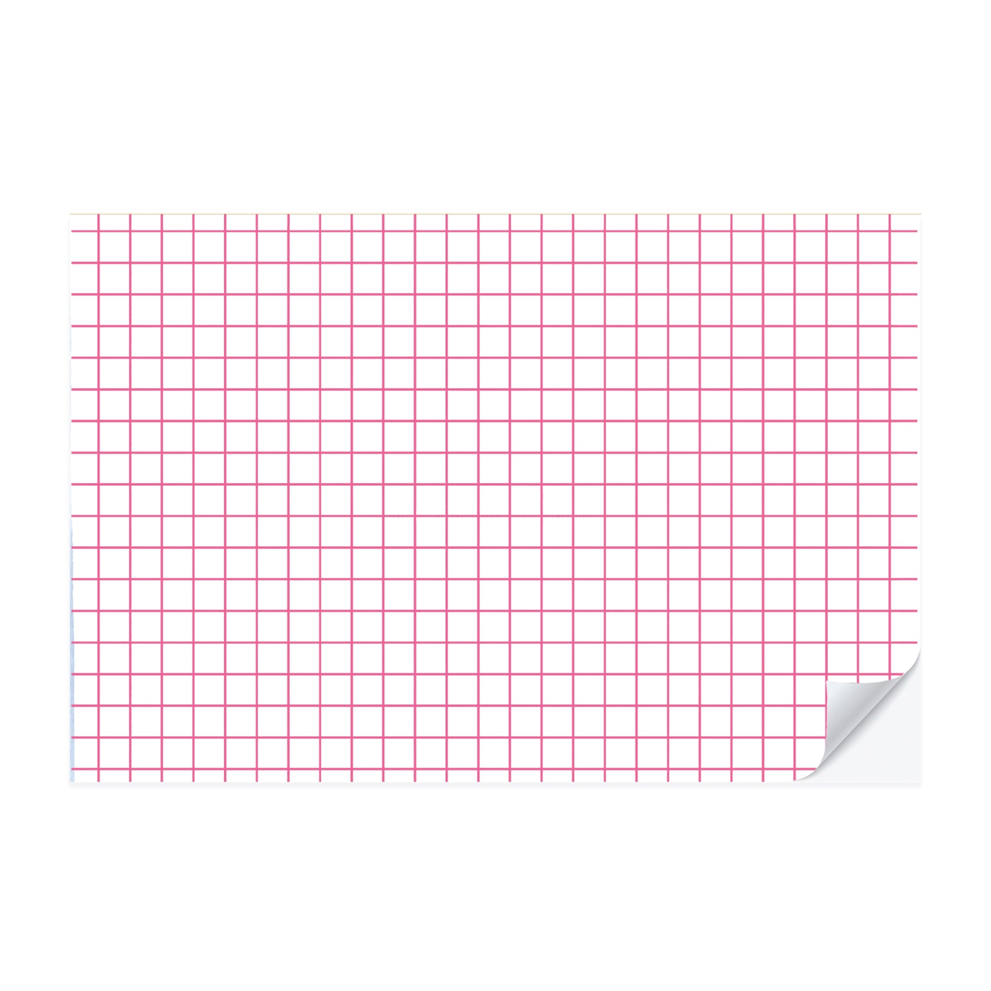 Pink Grid Tear-Off Paper Placemat Pads 25ct