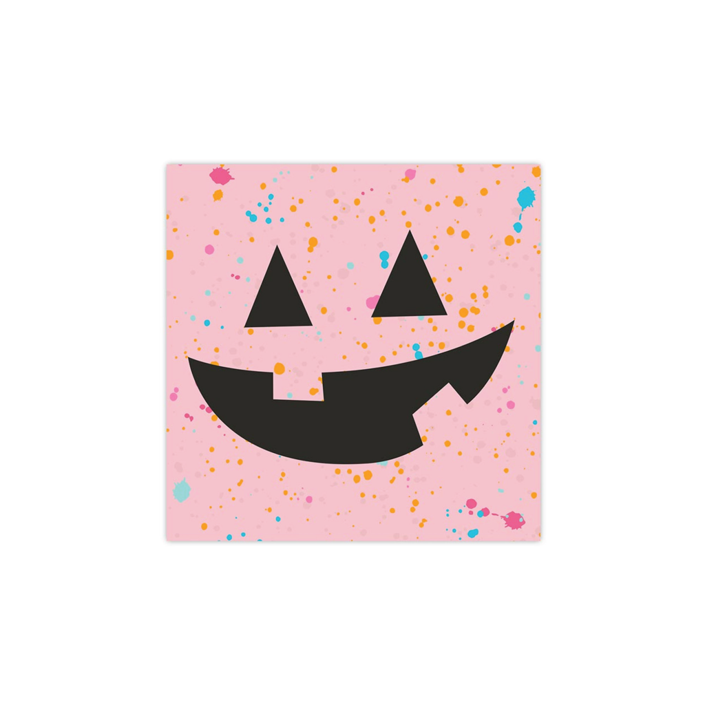 Pink Jack-O’-Lantern Dessert Napkins 20ct