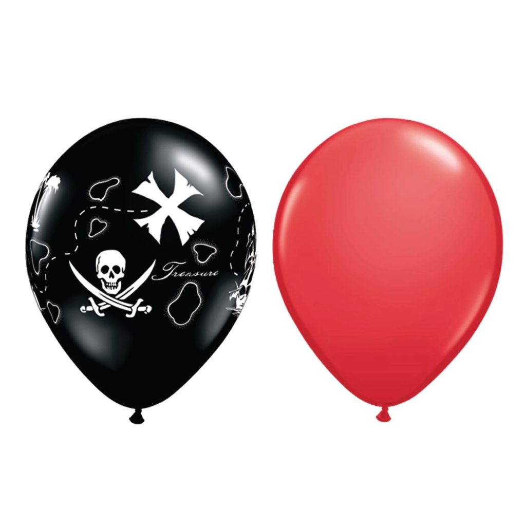 Pirate’s Treasure Map Latex Balloons 6ct