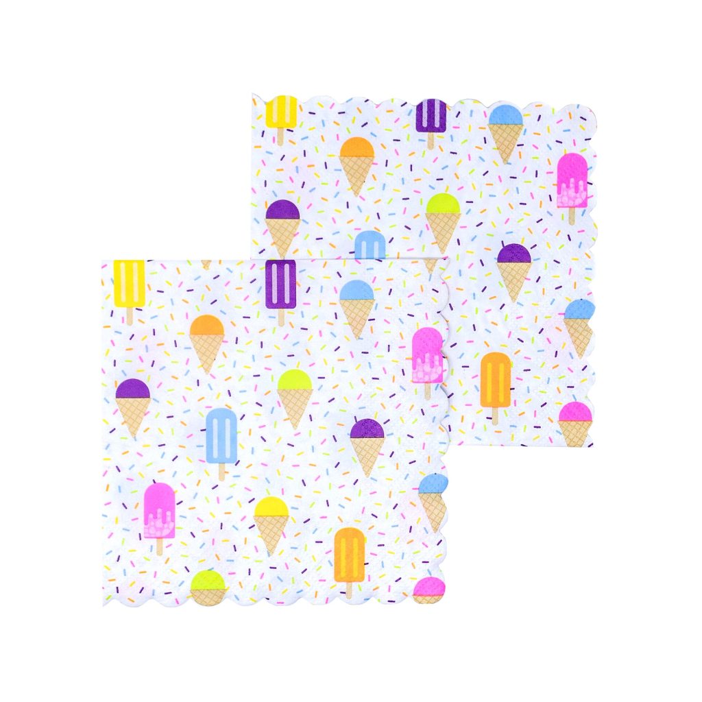 Ice Pop Dessert Napkins