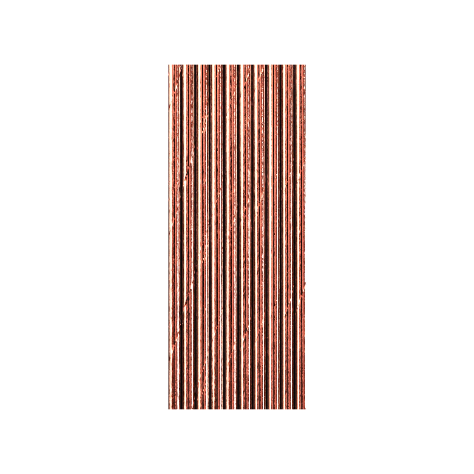 Rose Gold Paper Straws 10ct