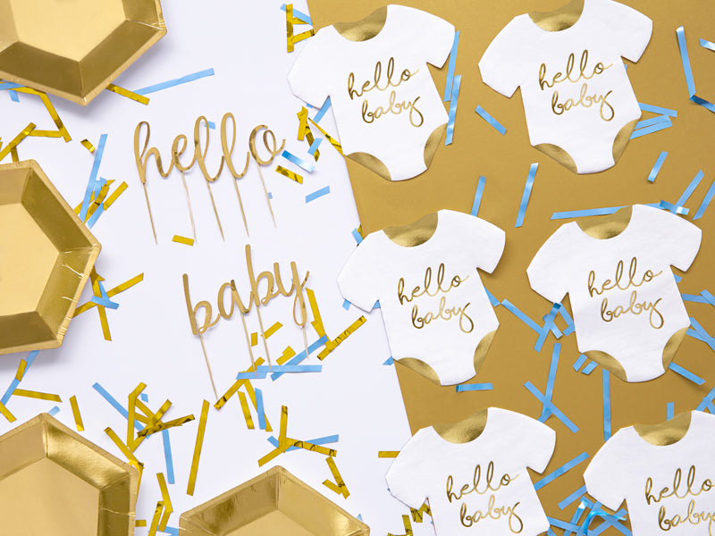 Hello Baby Romper Napkins 20ct