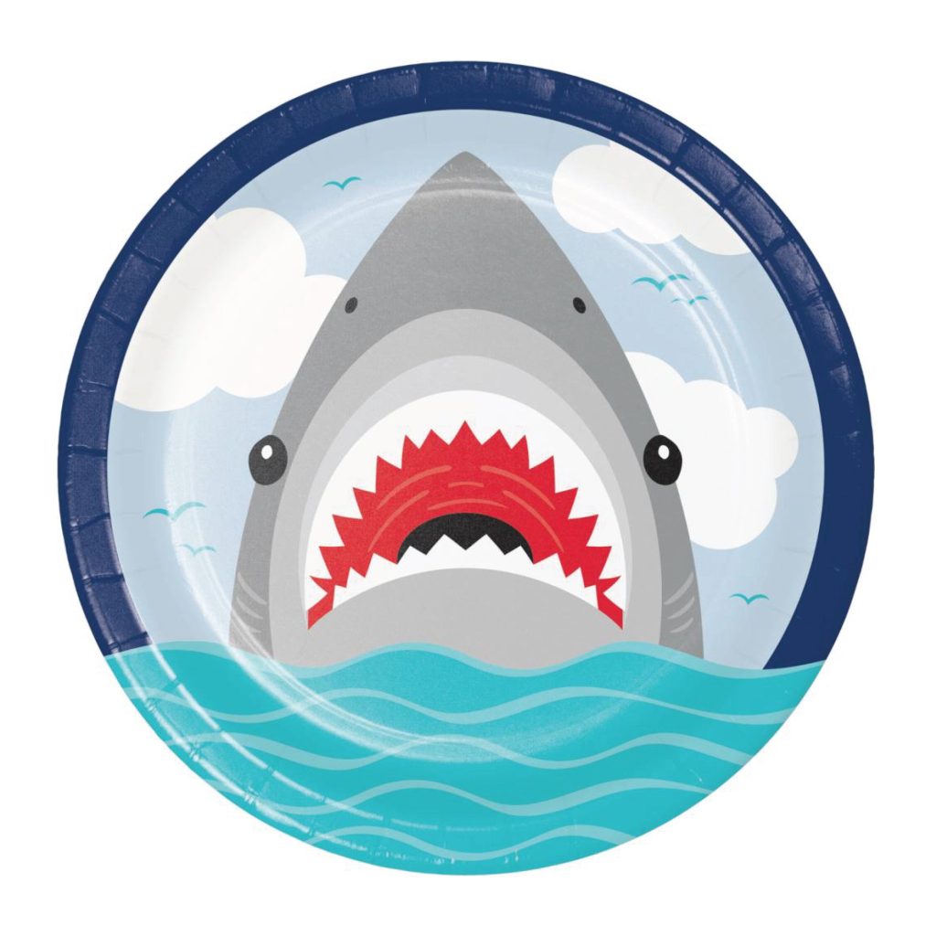 Shark Attack Lunch Plates 8ct