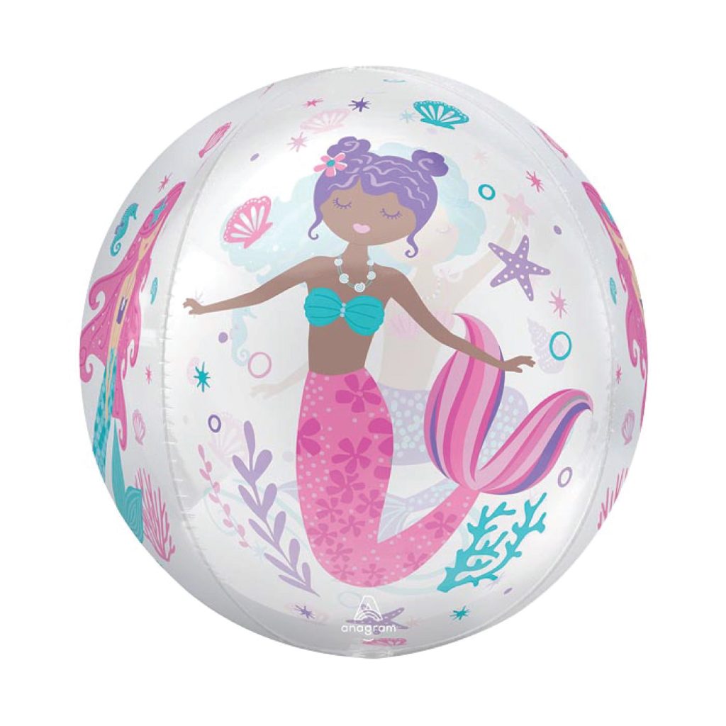 Shimmering Mermaid Orbz Balloon 15in