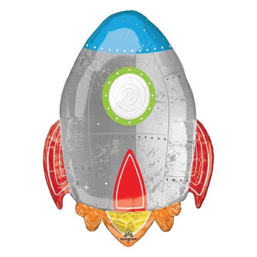 Rocket Ship Balloon 29″