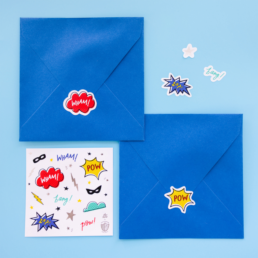 Superhero Stickers Sheets